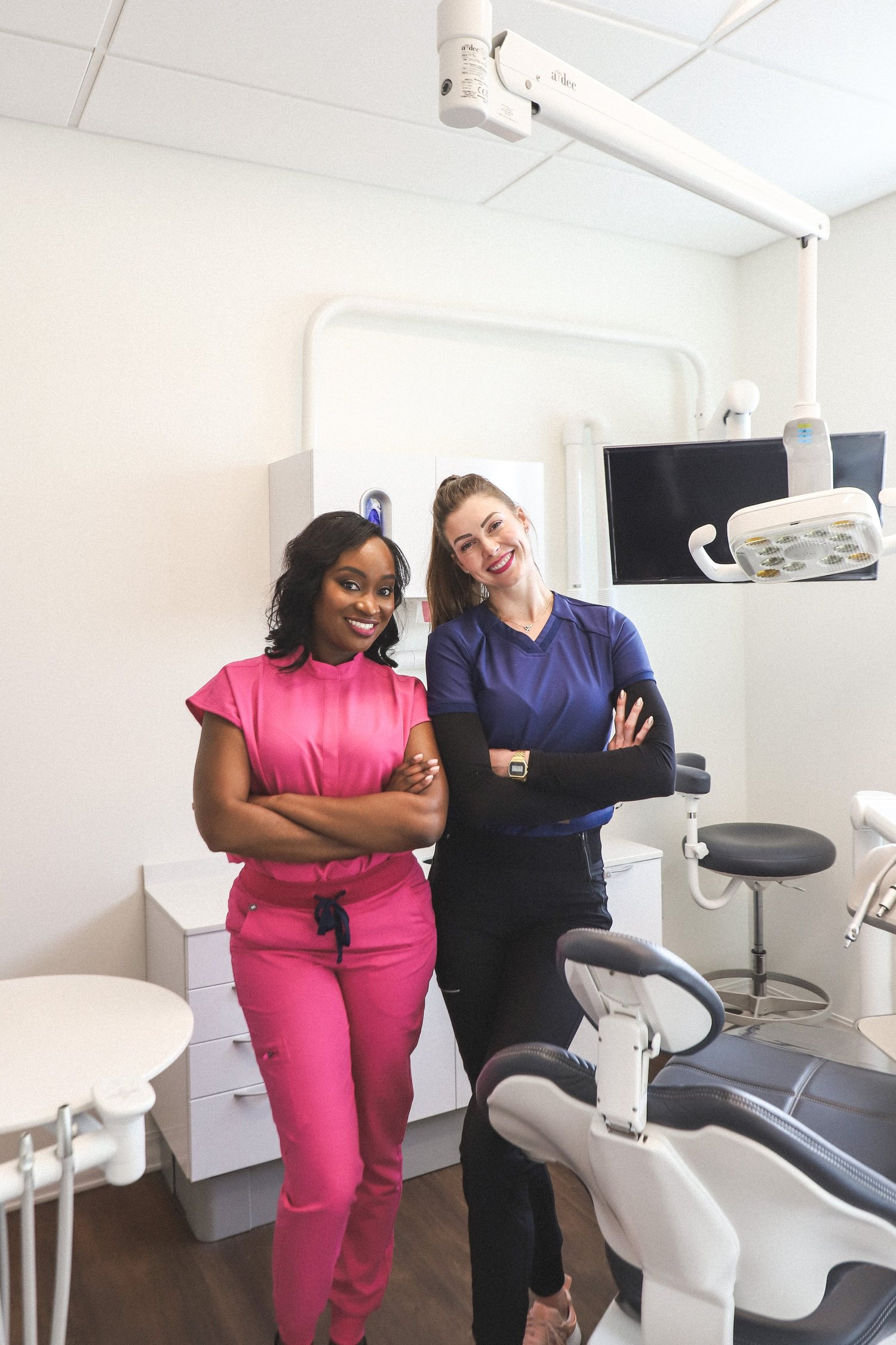 Dr. Kady Cissé and Dr. Christine Kveder, co-founders of Lumi Dental